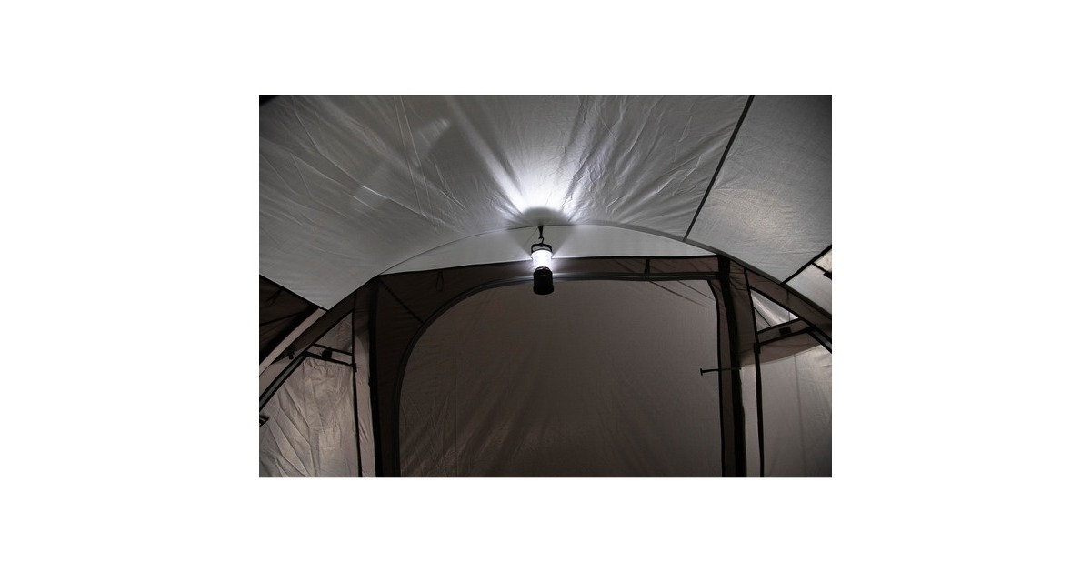 High Peak Familien-Tunnelzelt Meran 5.0(grau/grün)