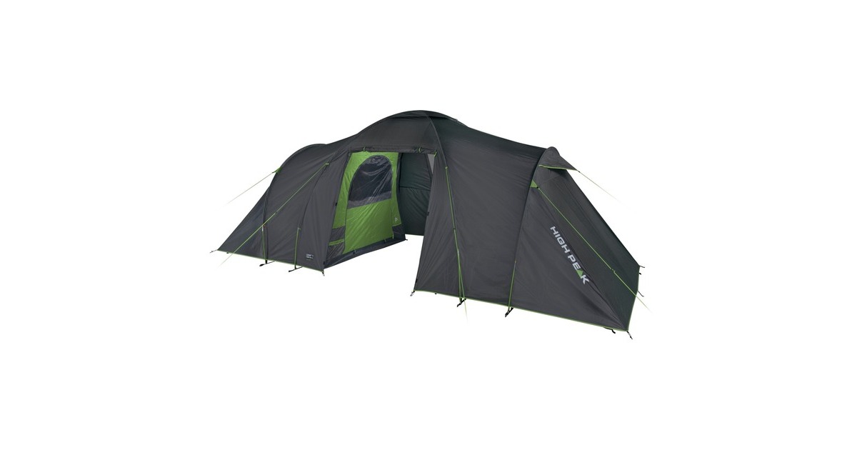 High Peak Kuppelzelt Como 6.0(dunkelgrau/grün, mit 2 Schlafräumen, Modell 2022) High Peak Kuppelzelt Como 6.0(dunkelgrau/grün, mit 2 Schlafräumen, Modell 2022)