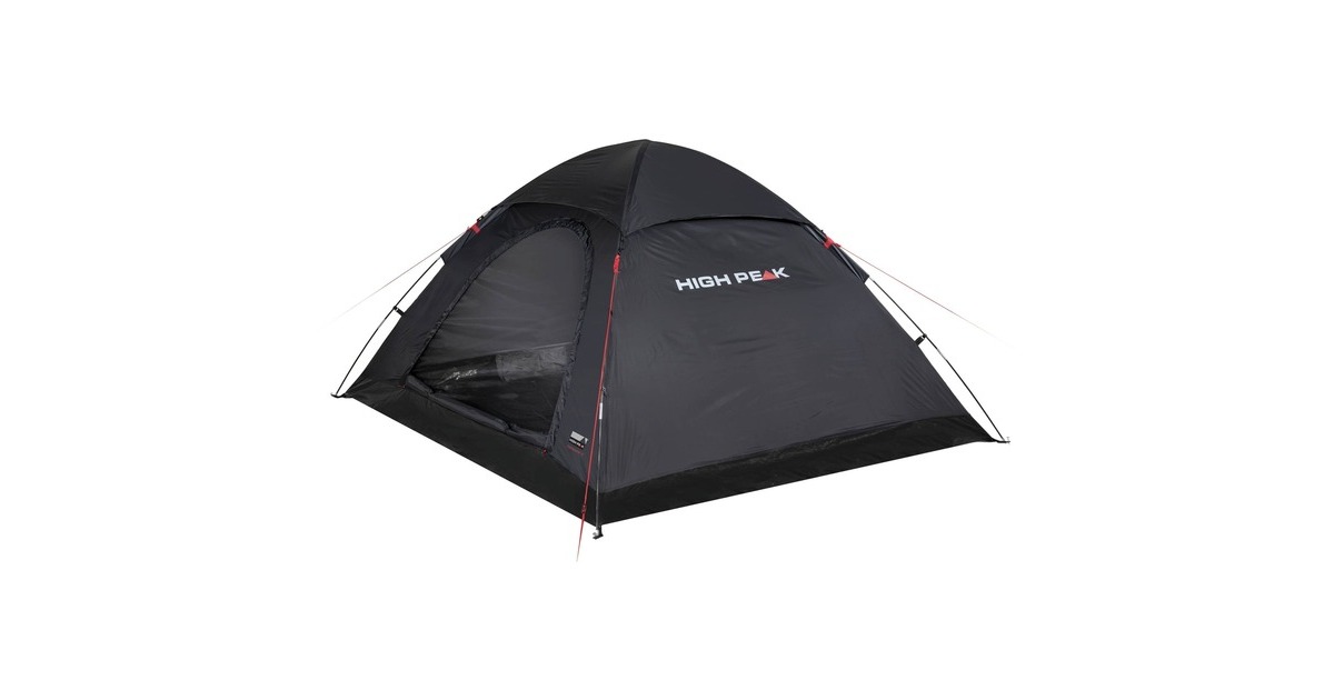 High Peak Kuppelzelt Monodome XL(schwarz, 4 Personen)