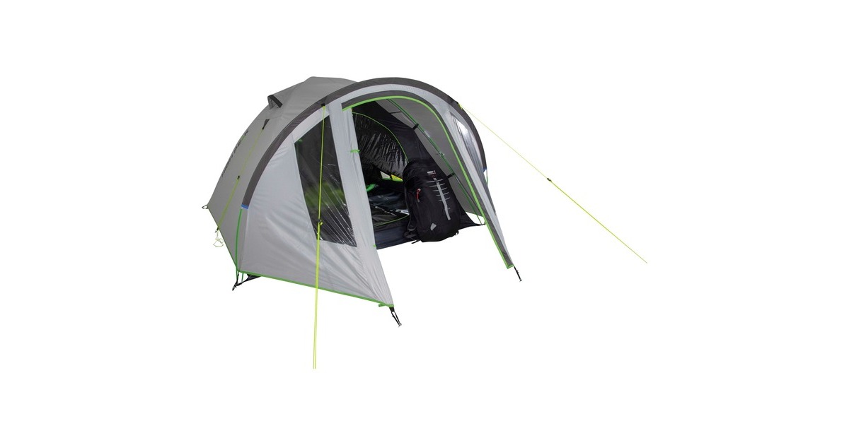 High Peak Kuppelzelt Nevada 3.0 Climate Protection 80(grau/neon-grün)