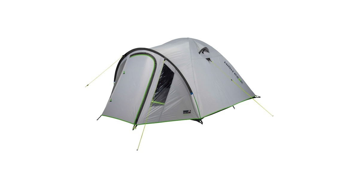 High Peak Kuppelzelt Nevada 4.0 Climate Protection 80(grau/neon-grün)