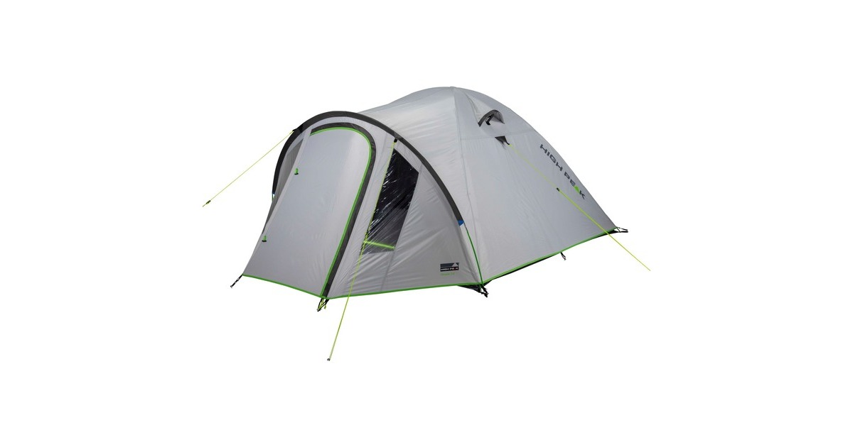 High Peak Kuppelzelt Nevada 5.0 Climate Protection 80(grau/neon-grün)