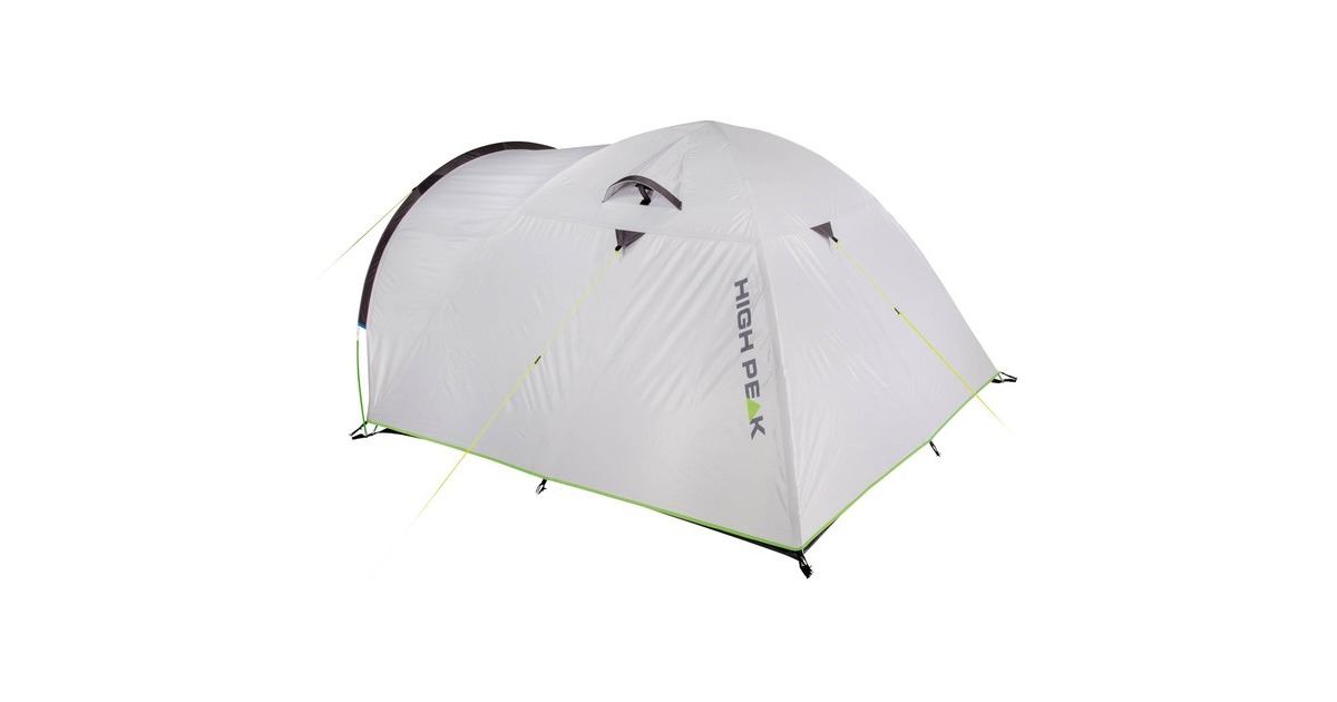 High Peak Kuppelzelt Nevada 5.0 Climate Protection 80(grau/neon-grün)