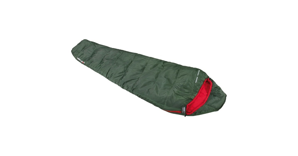 High Peak Mumienschlafsack Black Arrow ECO(dunkelgrün/rot)