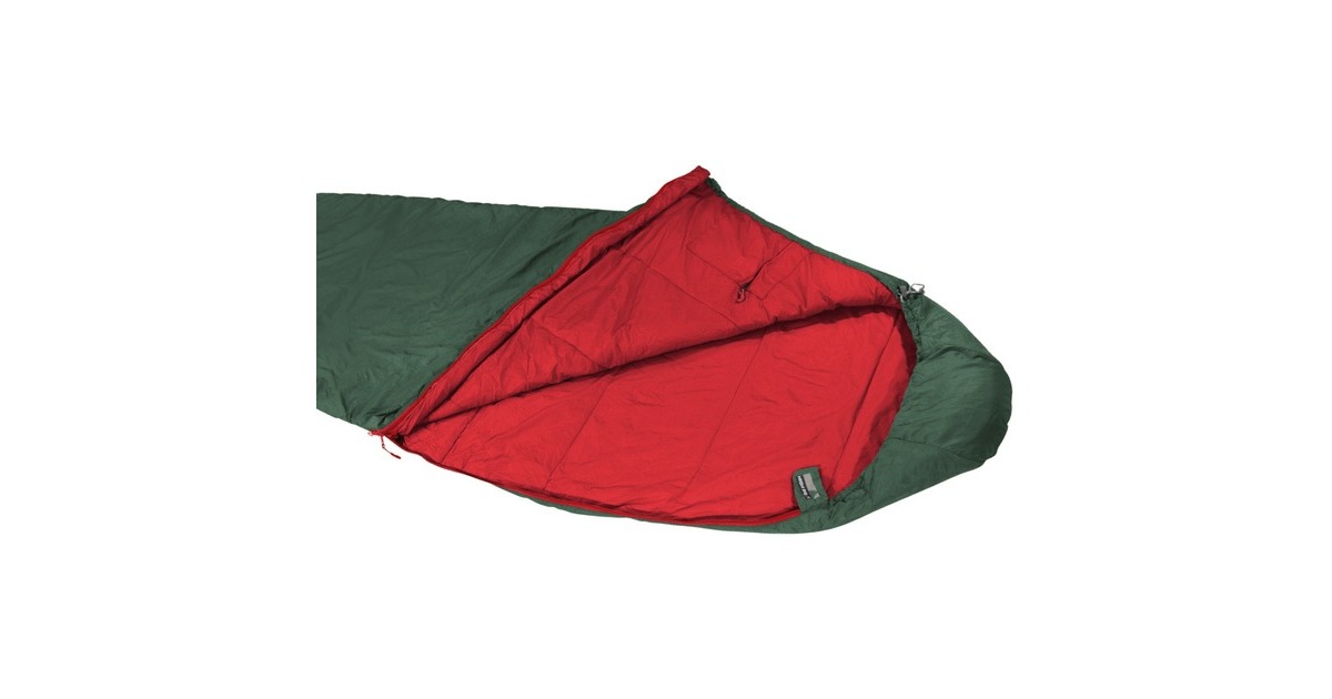 High Peak Mumienschlafsack Ultra Pak 500 ECO(dunkelgrün/rot)