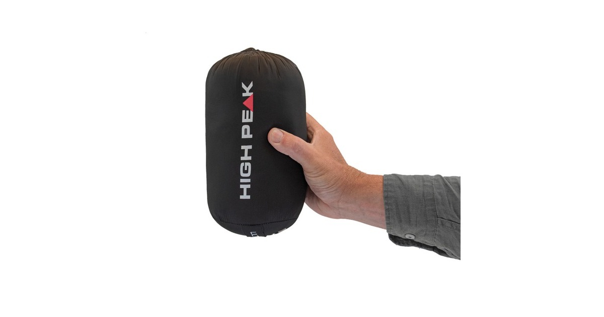 High Peak Mumienschlafsack Ultra Pak 500 ECO(dunkelgrün/rot)
