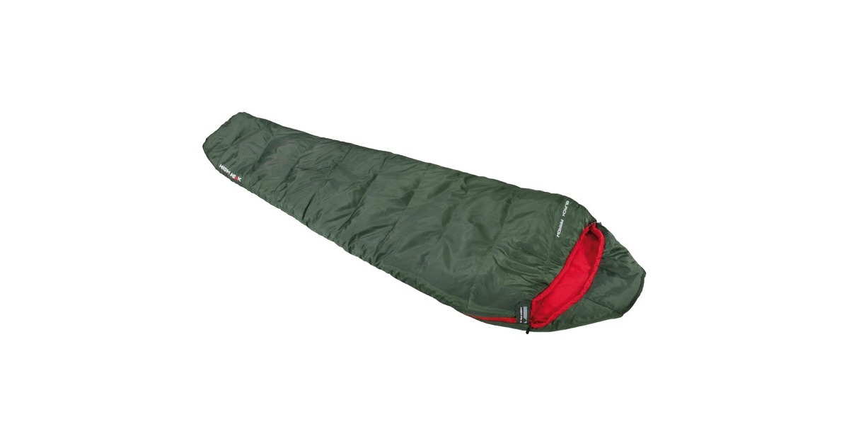 High Peak Schlafsack Black Arrow(grün/rot)