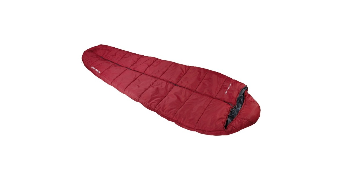 High Peak Schlafsack Century 300(dunkelrot/grau)