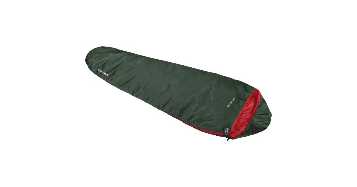 High Peak Schlafsack Lite Pak 800(grün/rot)