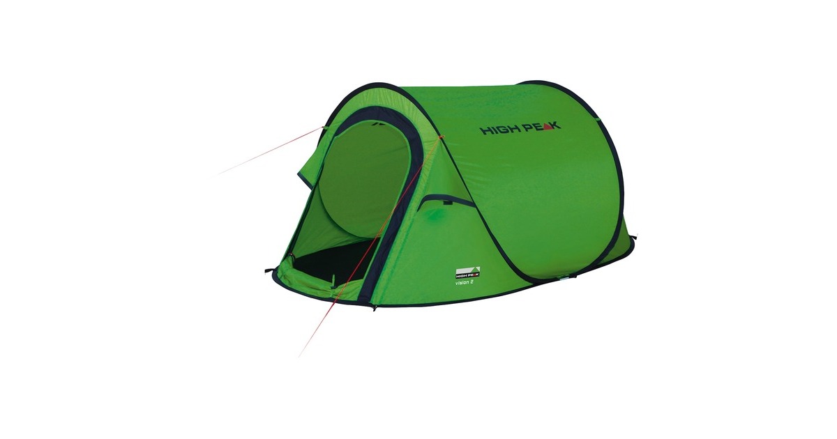 High Peak Wurfzelt Vision 2(grün, Leichtgewichtzelt)