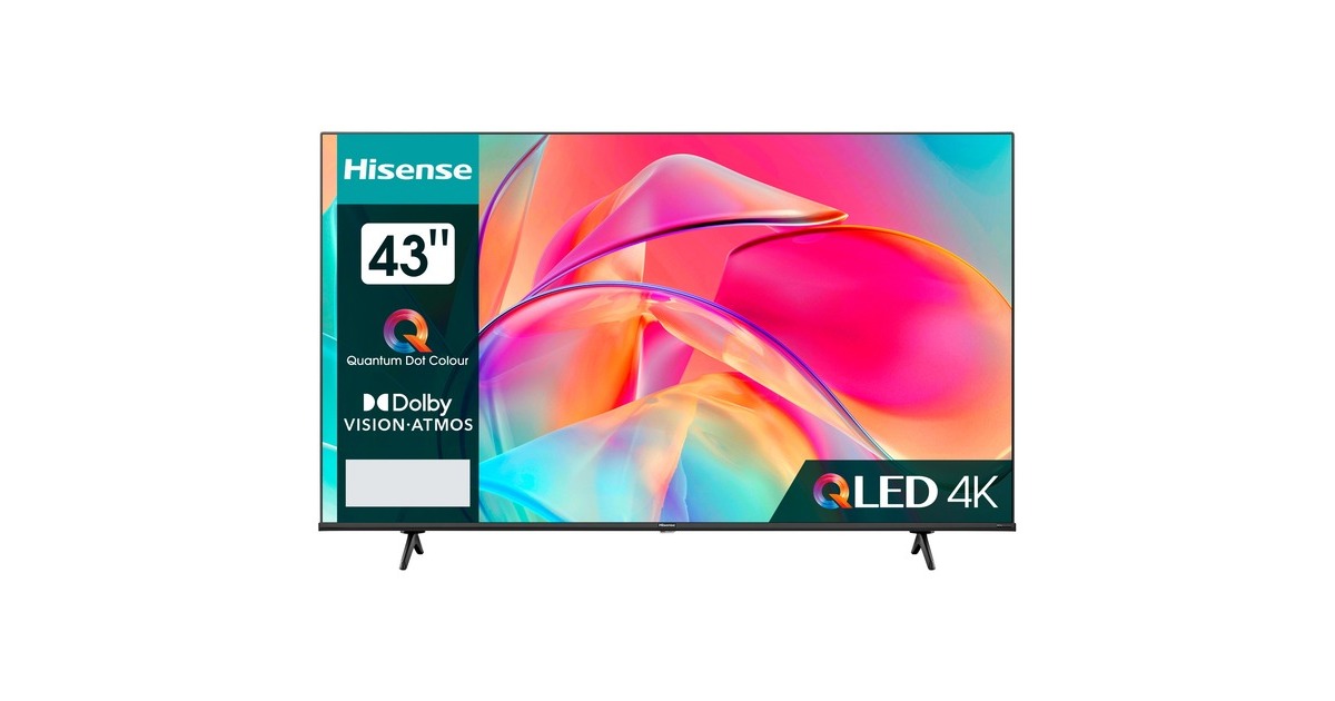 Hisense 43E77KQ, LED-Fernseher(108 cm (43 Zoll), schwarz, UltraHD/4K, Triple Tuner, HDR10, WLAN, LAN, Bluetooth) Hisense 43E77KQ, LED-Fernseher(108 cm (43 Zoll), schwarz, UltraHD/4K, Triple Tuner, HDR10, WLAN, LAN, Bluetooth)