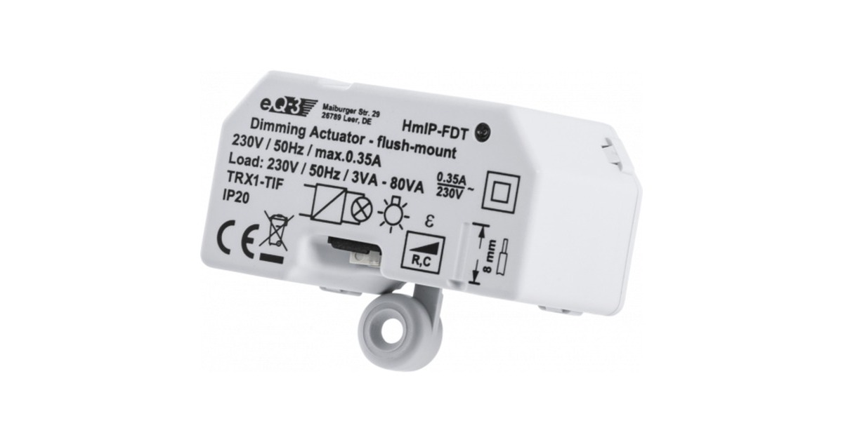 Homematic IP Dimmaktor Unterputz (HmIP-FDT), Schalter