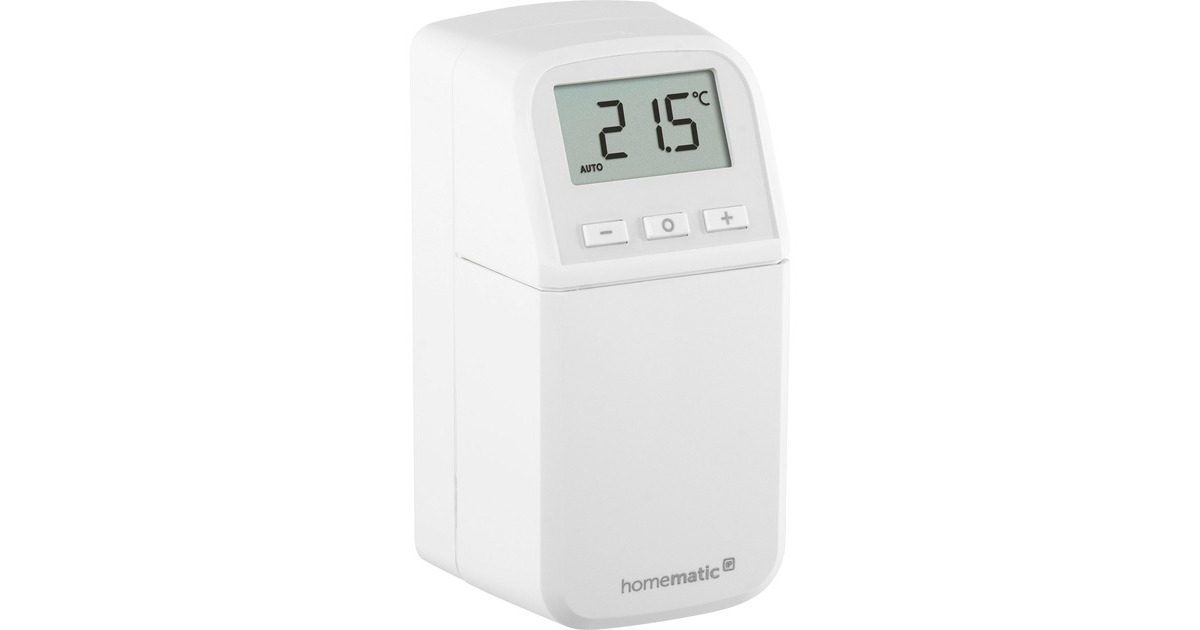 Homematic IP Heizkörperthermostat - kompakt plus (HmIP-eTRV-CL), Heizungsthermostat(weiß)