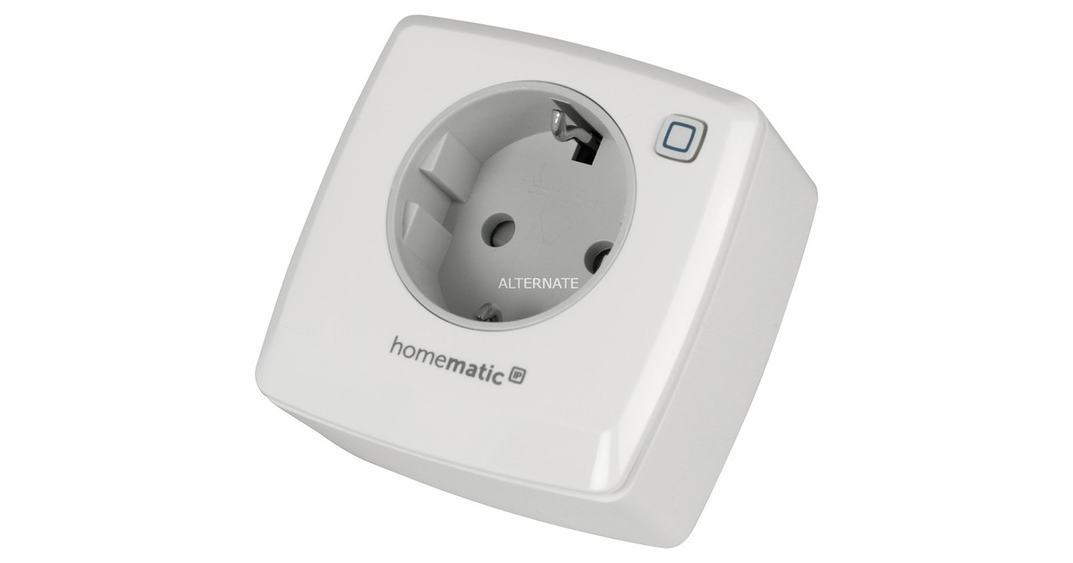 Homematic IP HmIP Schalt-Mess-Steckdose (HmIP-PSM-2)(weiß)