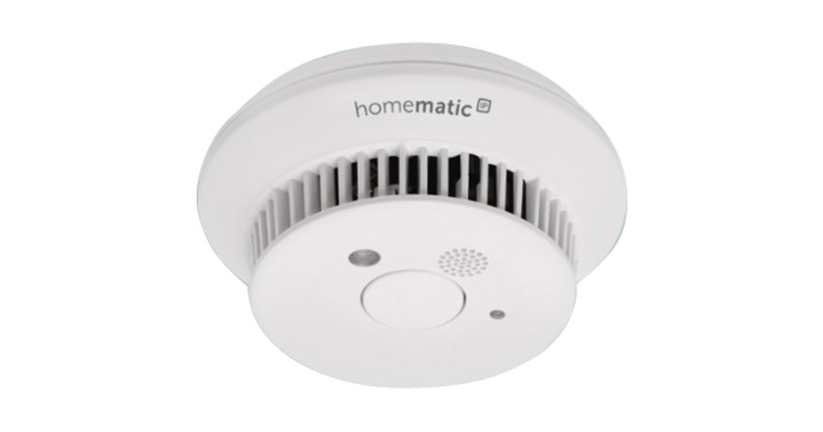 Homematic IP Smart Home Rauchwarnmelder mit Q-Label (HMIP-SWSD), Rauchmelder(weiß)