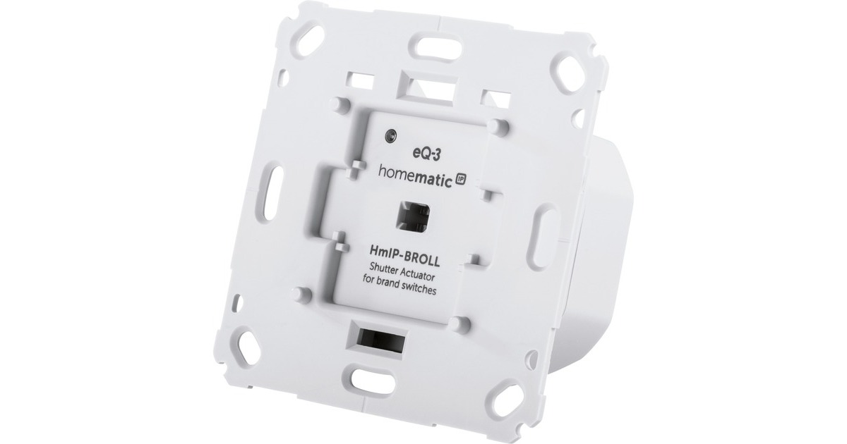 Homematic IP Smart Home Rollladenaktor für Markenschalter (HmIP-BROLL)