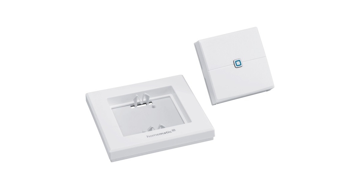 Homematic IP Smart Home Wandtaster 2-fach (HmIP-WRC2)(weiß)