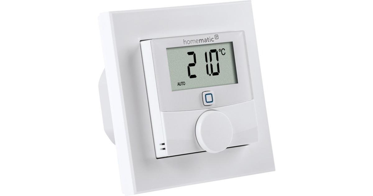 Homematic IP Smart Home Wandthermostat mit Schaltausgang (HmIP-BWTH)(weiß, für Markenschalter 230V) Homematic IP Smart Home Wandthermostat mit Schaltausgang (HmIP-BWTH)(weiß, für Markenschalter 230V)