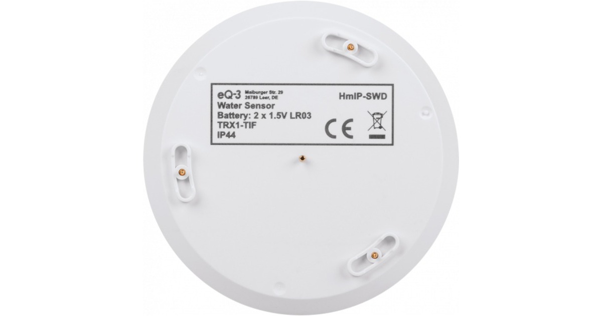 Homematic IP Smart Home Wassersensor (HmIP-SWD), Wassermelder(weiß)