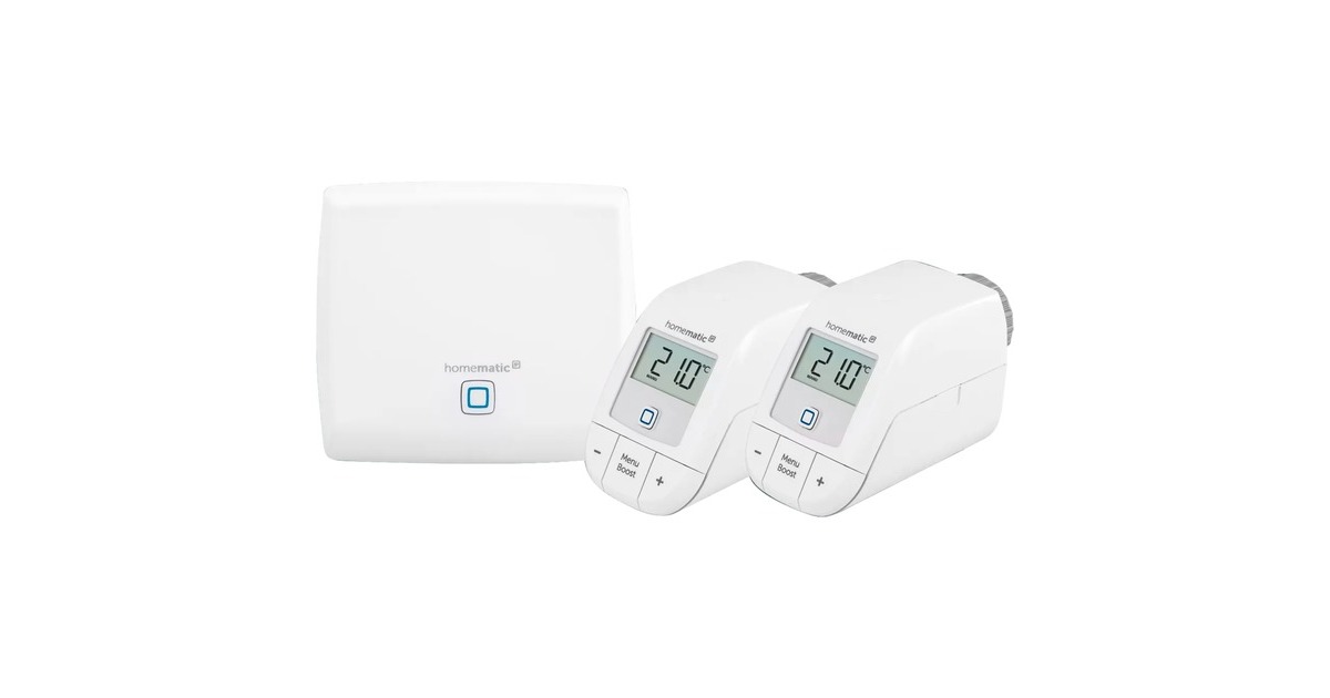 Homematic IP Starter Set Heizen (HmIP-SK16)(weiß, Homematic IP Access Point (HmIP-HAP), 2x Homematic IP Heizkörperthermostat - basic (HmIP-eTRV-B)) Homematic IP Starter Set Heizen (HmIP-SK16)(weiß, Homematic IP Access Point (HmIP-HAP), 2x Homematic IP Heizkörperthermostat - basic (HmIP-eTRV-B))