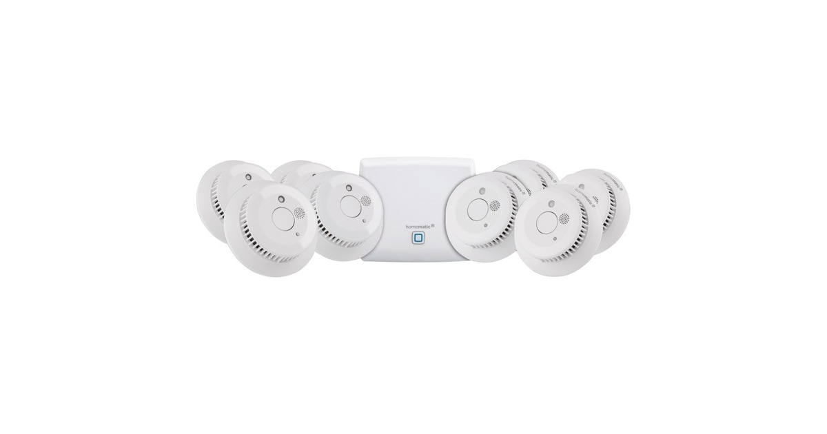 Homematic IP Starterset Rauchmelder +5(inkl. 8 Rauchwarnmelder) Homematic IP Starterset Rauchmelder +5(inkl. 8 Rauchwarnmelder)
