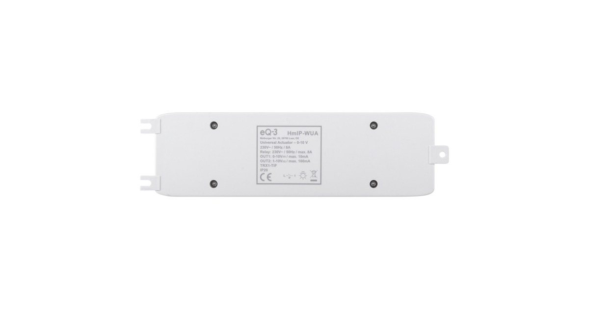 Homematic IP Universal Schaltaktor 0-10 V (HmIP-WUA), Relais