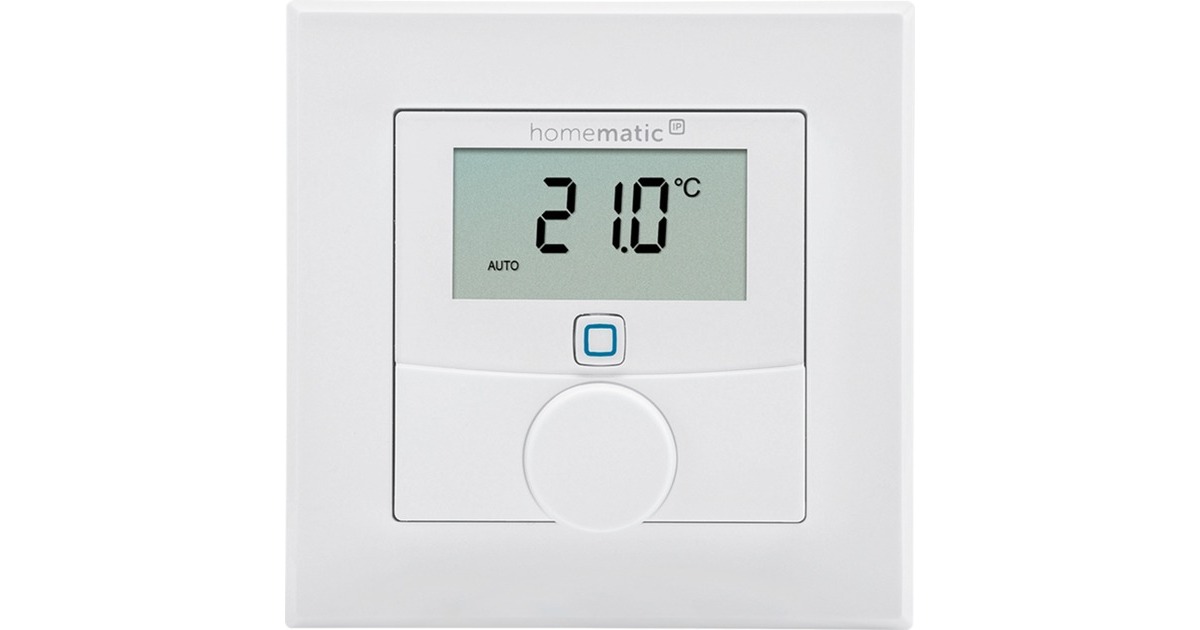 Homematic IP Wandthermostat mit Luftfeuchtigkeitssensor (HMIP-WTH-1)(weiß)