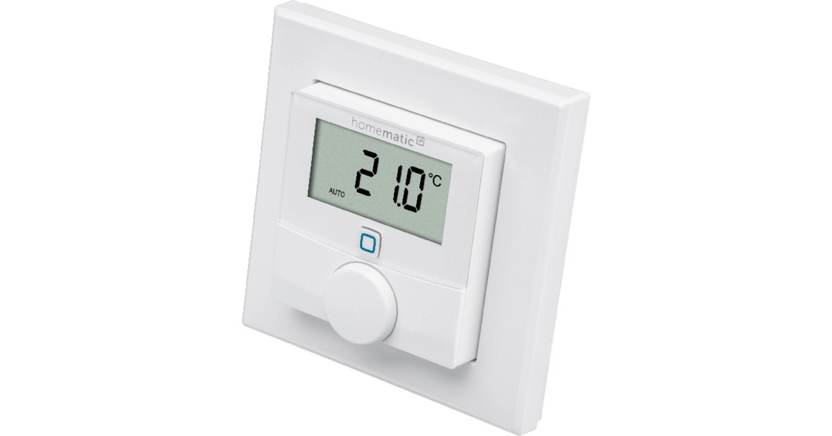 Homematic IP Wandthermostat mit Luftfeuchtigkeitssensor (HMIP-WTH-1)(weiß)