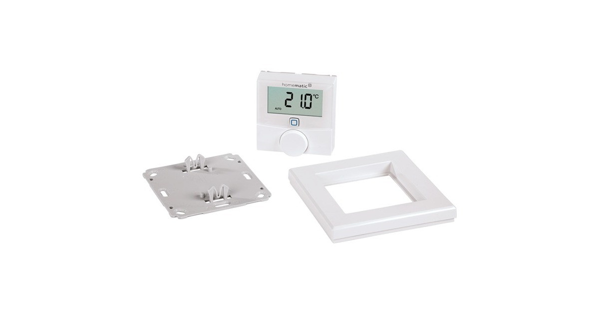 Homematic IP Wandthermostat mit Luftfeuchtigkeitssensor (HMIP-WTH-1)(weiß)