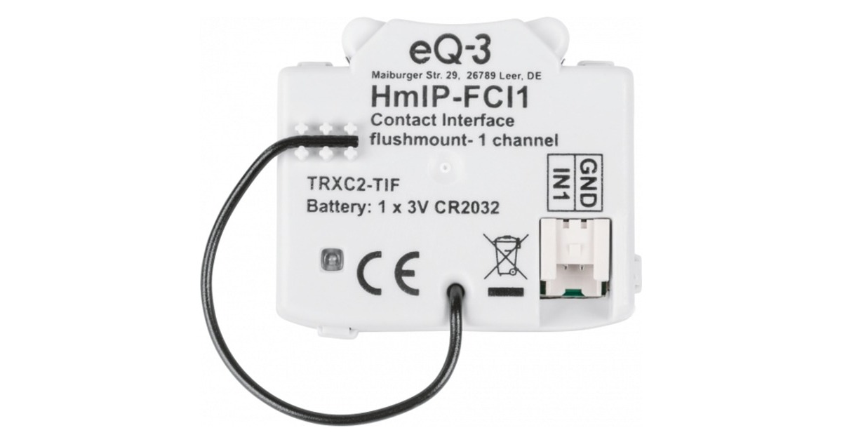 Homematic IPKontakt-Schnittstelle Unterputz (HmIP-FCI1)