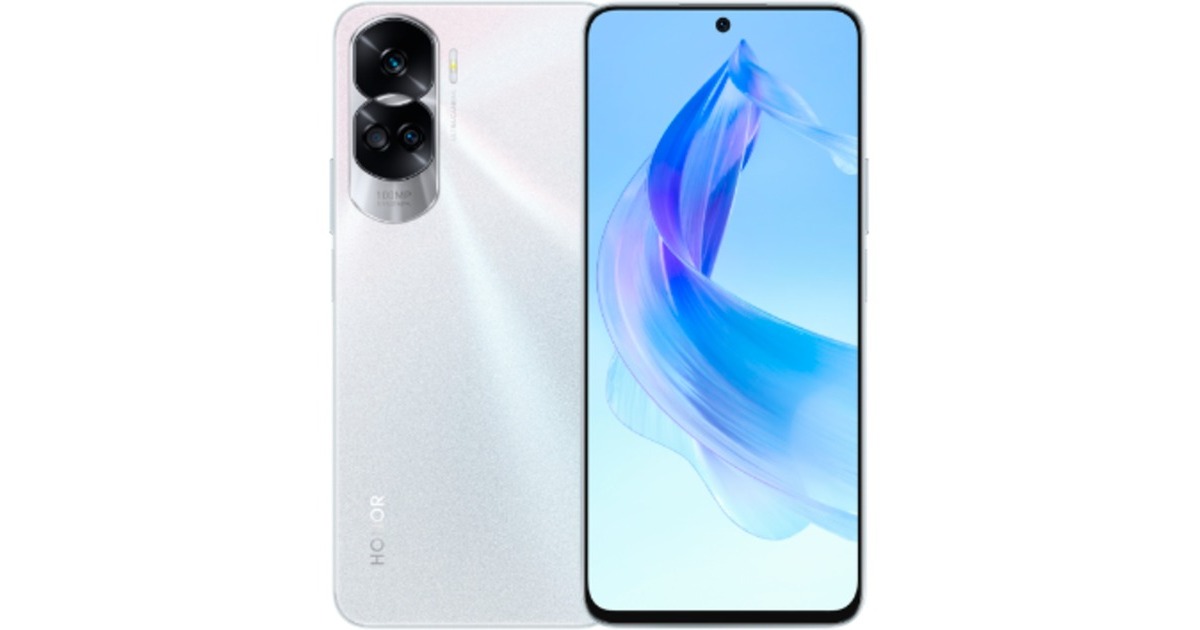 Honor 90 Lite 256GB, Handy(Titanium Silver, Android 13)