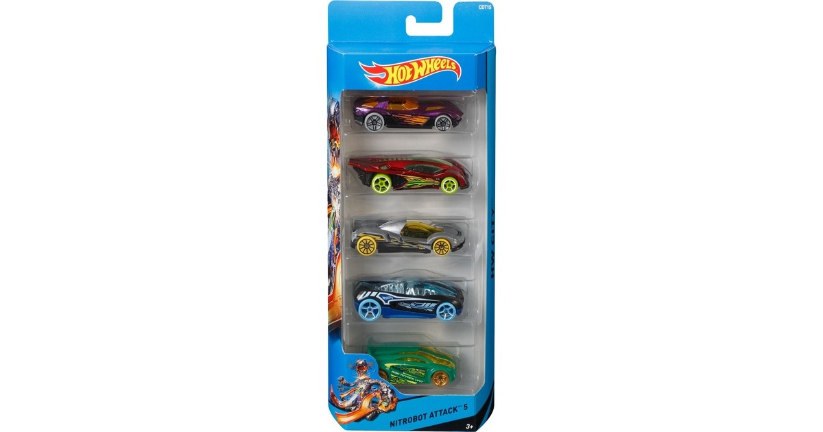 Hot Wheels 5er Geschenkset Sortiment, Spielfahrzeug