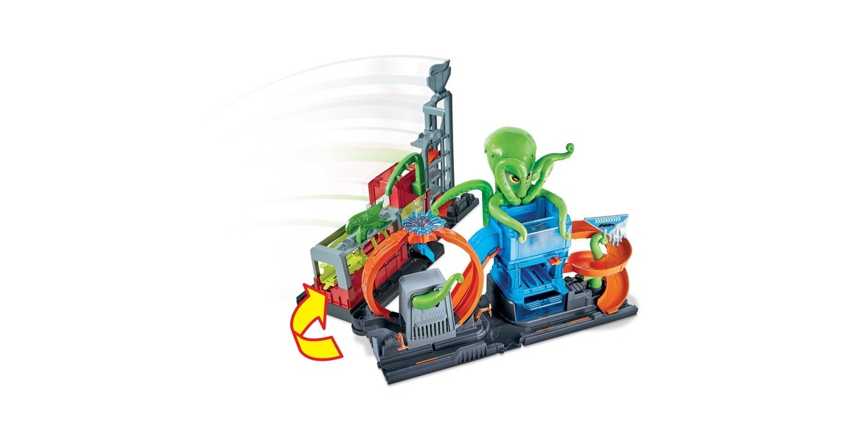 Hot Wheels City Color Reveal Ultimative Auto-Waschanlage, Spielgebäude