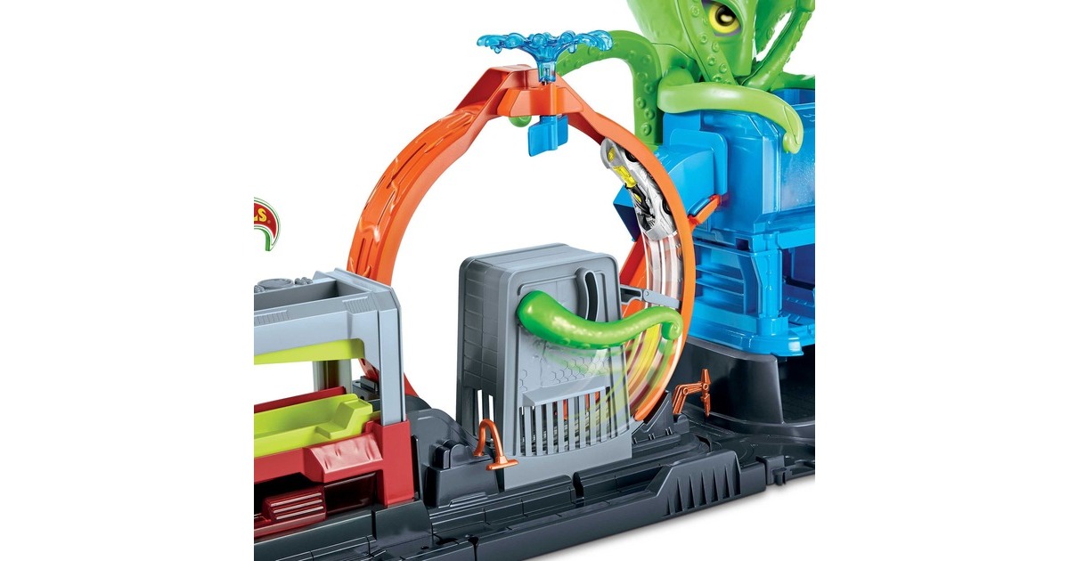 Hot Wheels City Color Reveal Ultimative Auto-Waschanlage, Spielgebäude