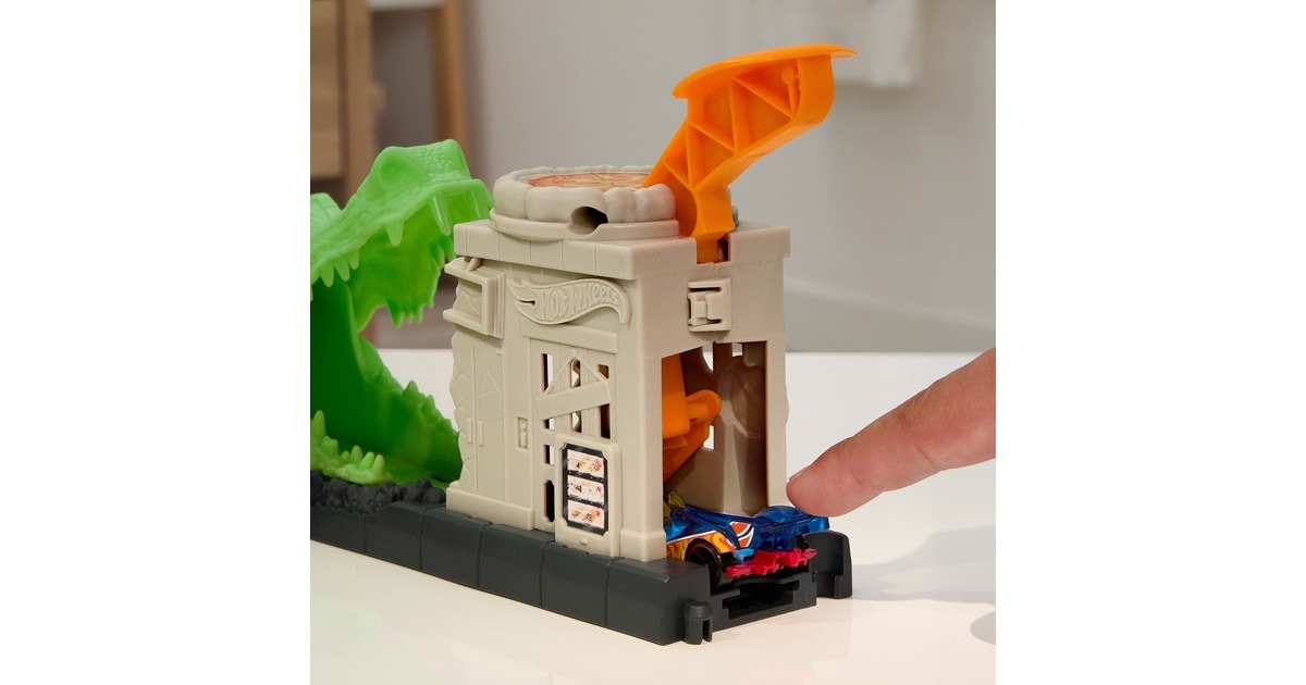 Hot Wheels City Nemesis Gator Pizza Shop, Rennbahn(inkl. 1 Spielzeugauto)
