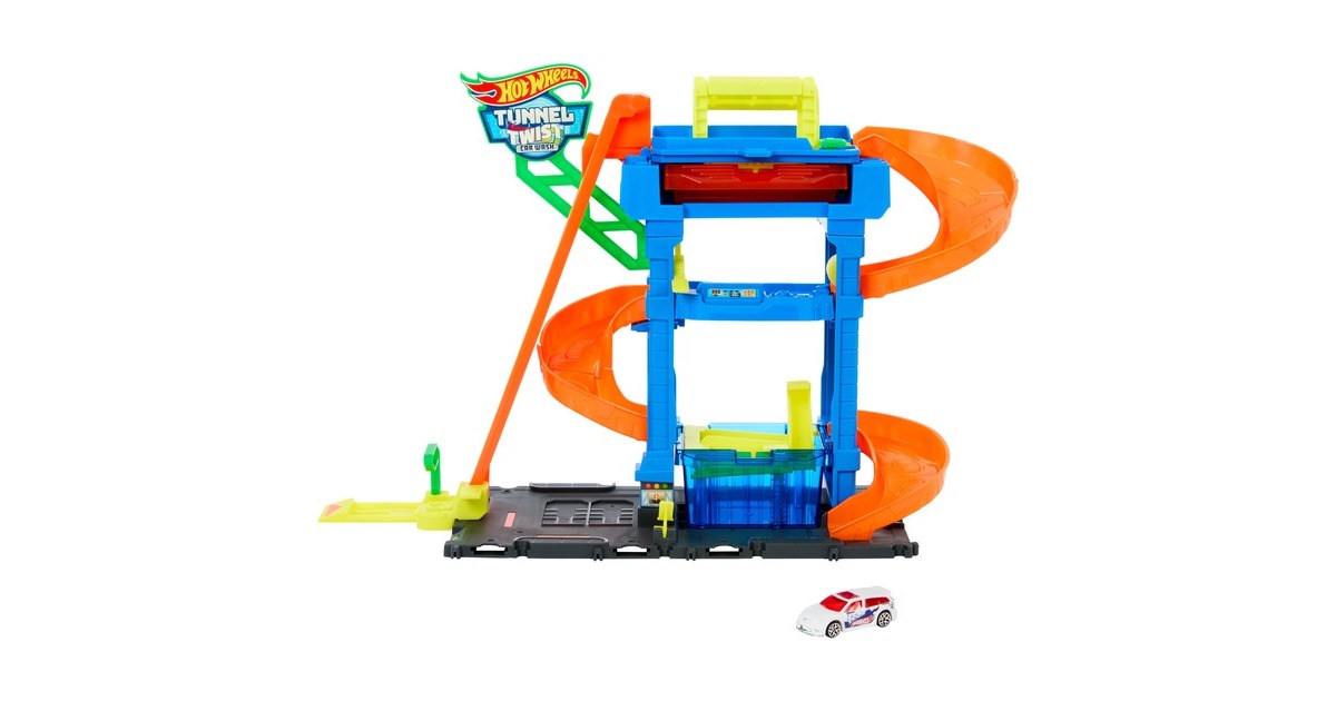 Hot Wheels City Tunnel Twist Waschanlage, Spielgebäude