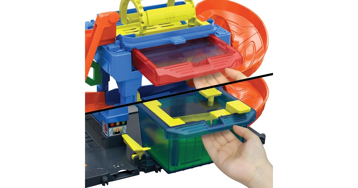 Hot Wheels City Tunnel Twist Waschanlage, Spielgebäude
