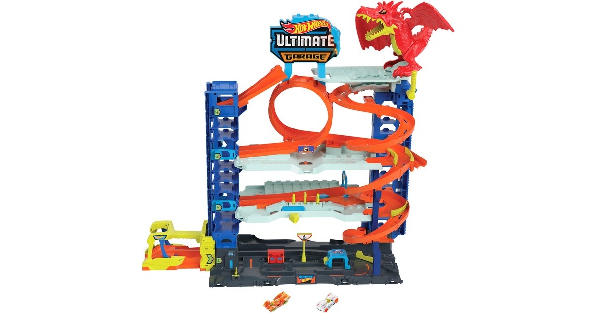 Hot Wheels City Ultimate Garage 23, Spielgebäude((Inkl. 2 Hot Wheels Fahrzeuge))