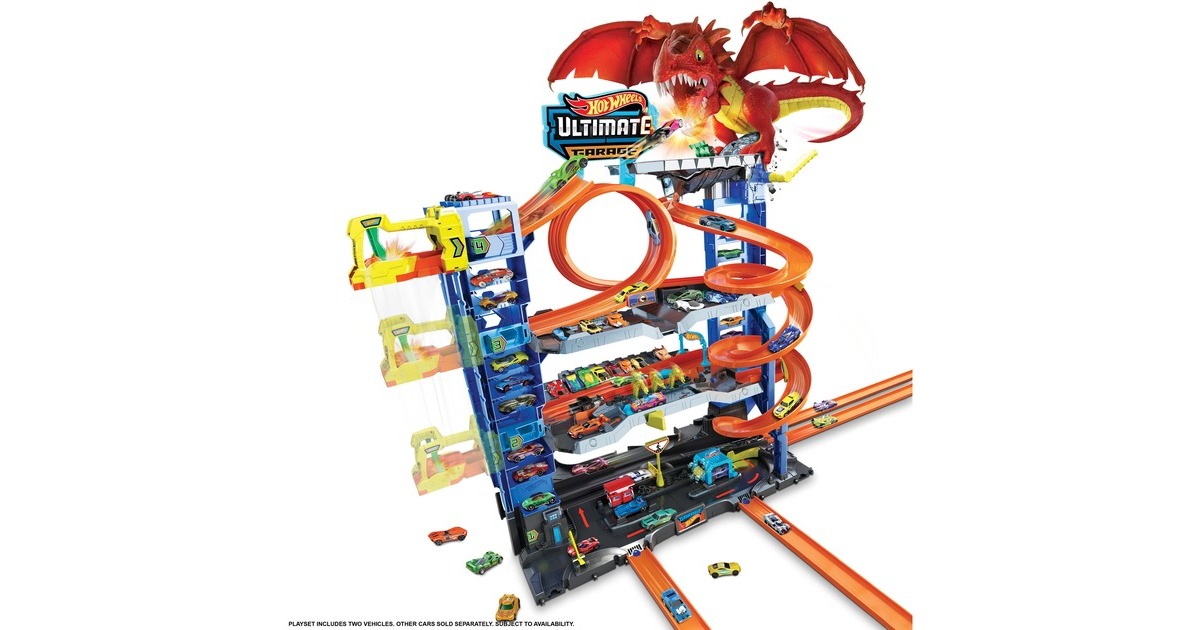 Hot Wheels City Ultimate Garage 23, Spielgebäude((Inkl. 2 Hot Wheels Fahrzeuge))