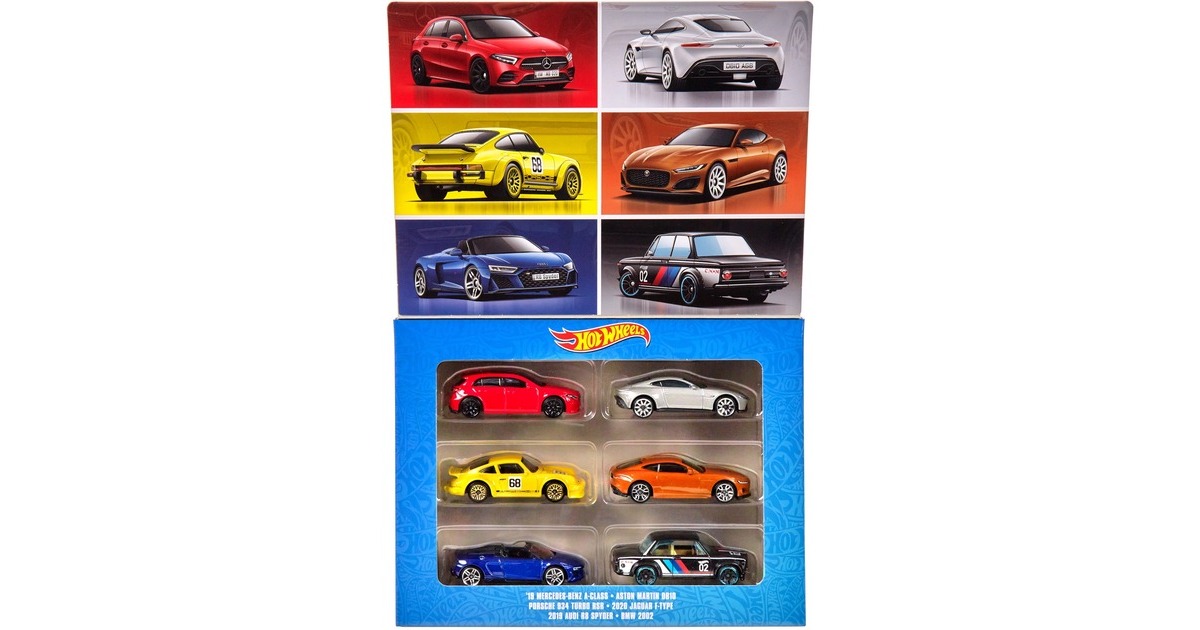 Hot Wheels European Car Culture Themed Multipack, Spielfahrzeug(6er-Pack)
