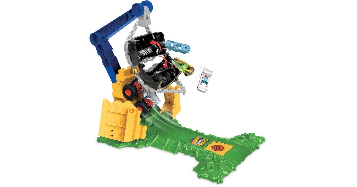 Hot Wheels Hot Wheels Monster Trucks Arena Smashers: Rhinomite Chargin, Spielfahrzeug