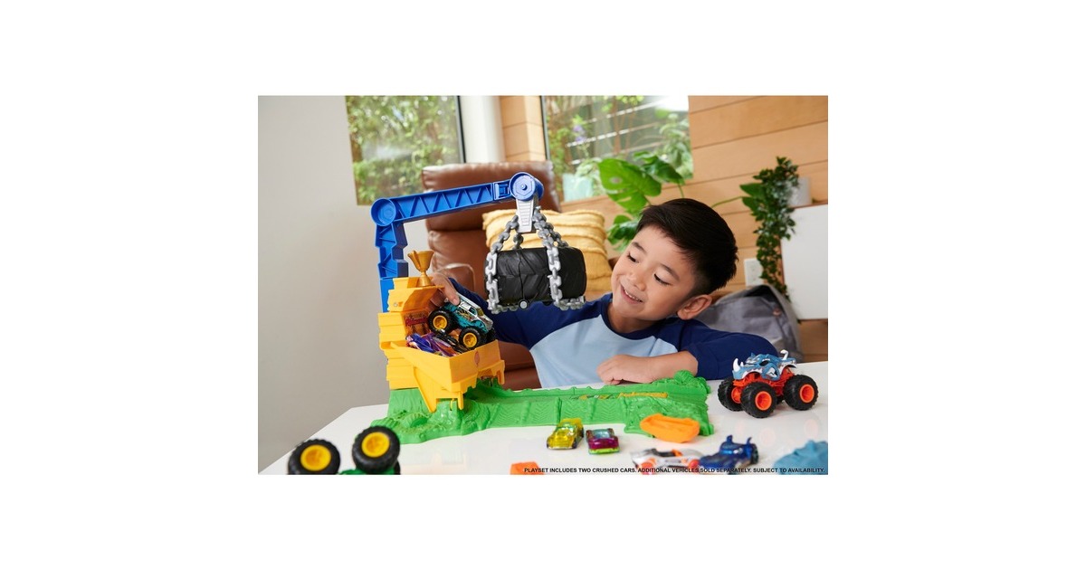 Hot Wheels Hot Wheels Monster Trucks Arena Smashers: Rhinomite Chargin, Spielfahrzeug