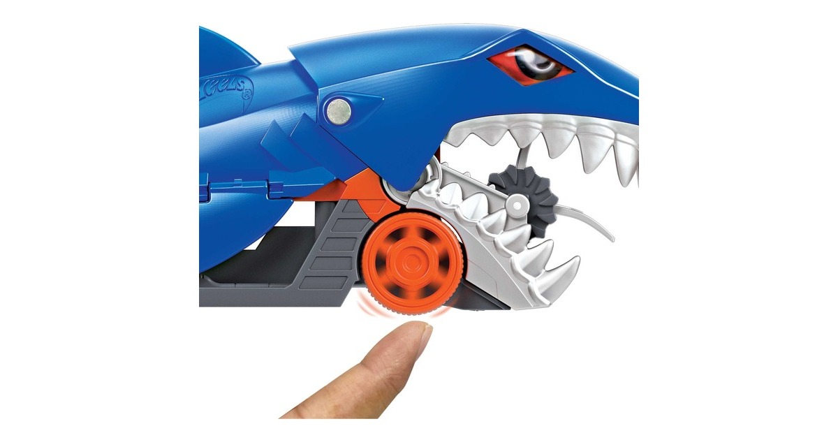 Hot Wheels Hungriger Hai-Transporter, Spielfahrzeug