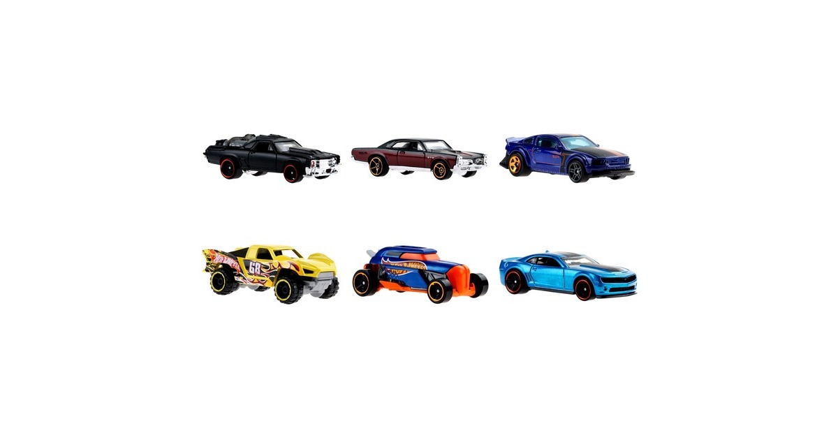 Hot Wheels Legends Themed Multipack, Spielfahrzeug(6er-Pack)