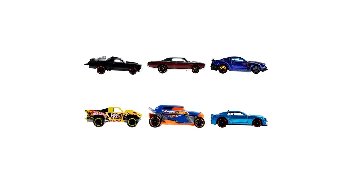 Hot Wheels Legends Themed Multipack, Spielfahrzeug(6er-Pack)