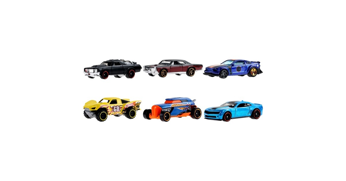 Hot Wheels Legends Themed Multipack, Spielfahrzeug(6er-Pack)