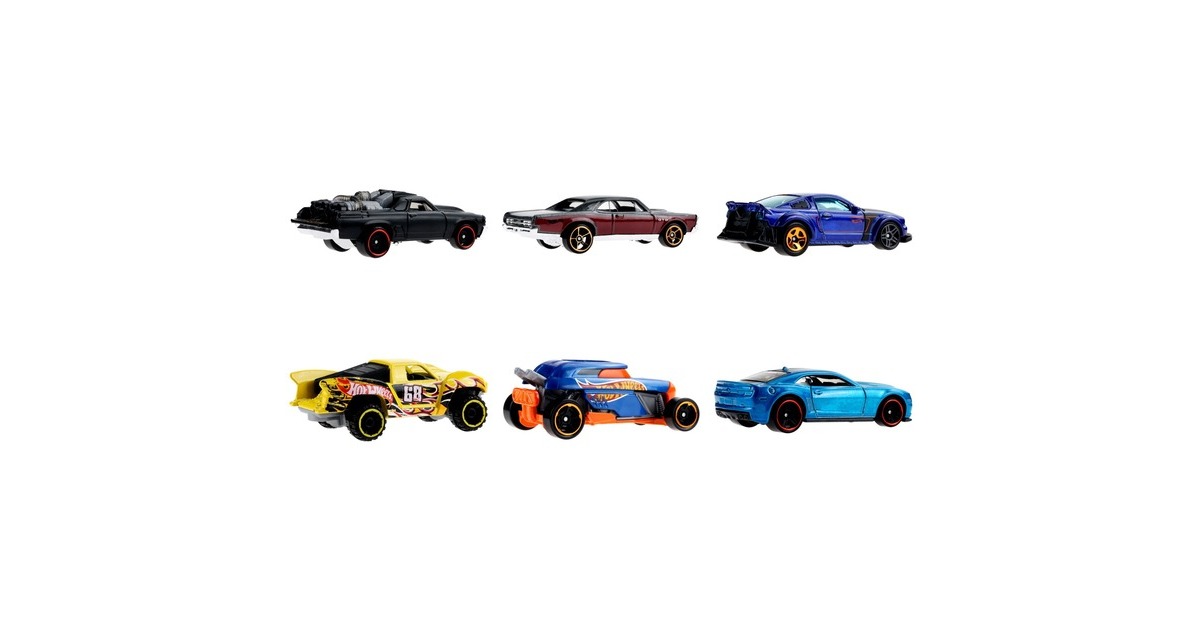 Hot Wheels Legends Themed Multipack, Spielfahrzeug(6er-Pack)