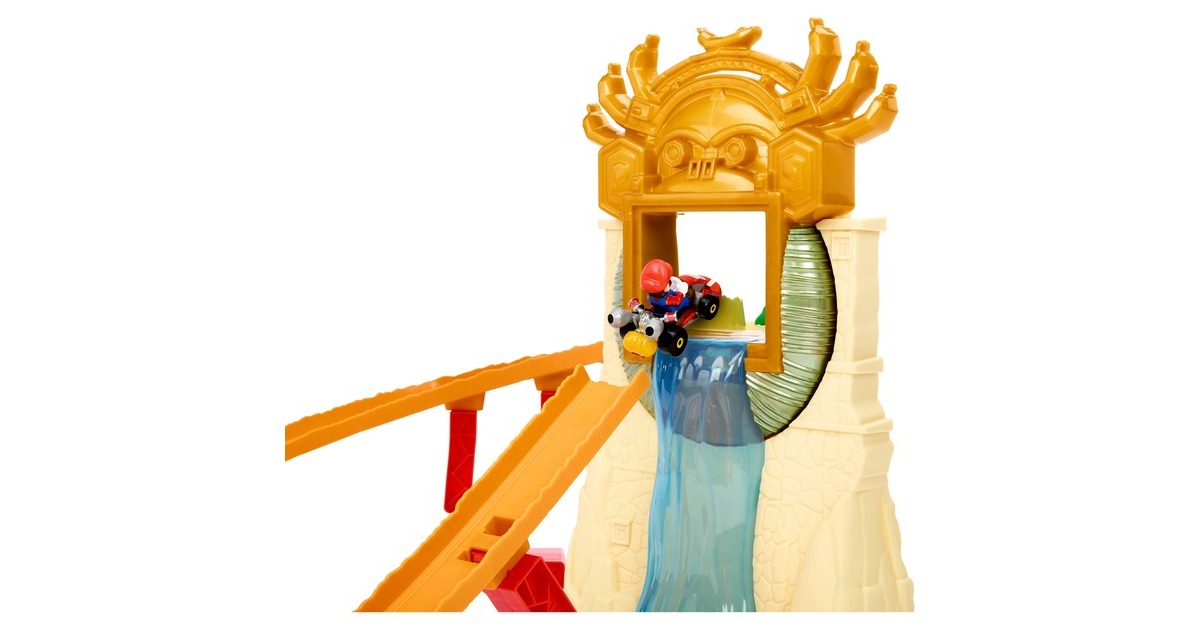 Hot Wheels Mario Kart Kong Island Track Set, Spielfahrzeug