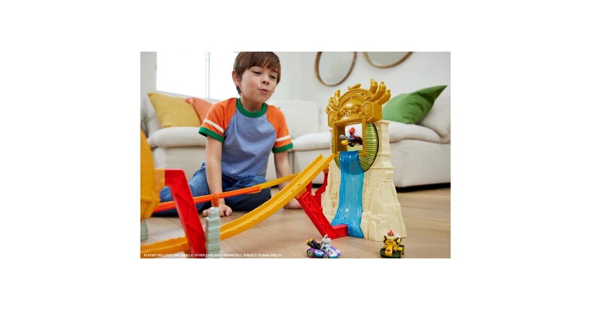 Hot Wheels Mario Kart Kong Island Track Set, Spielfahrzeug