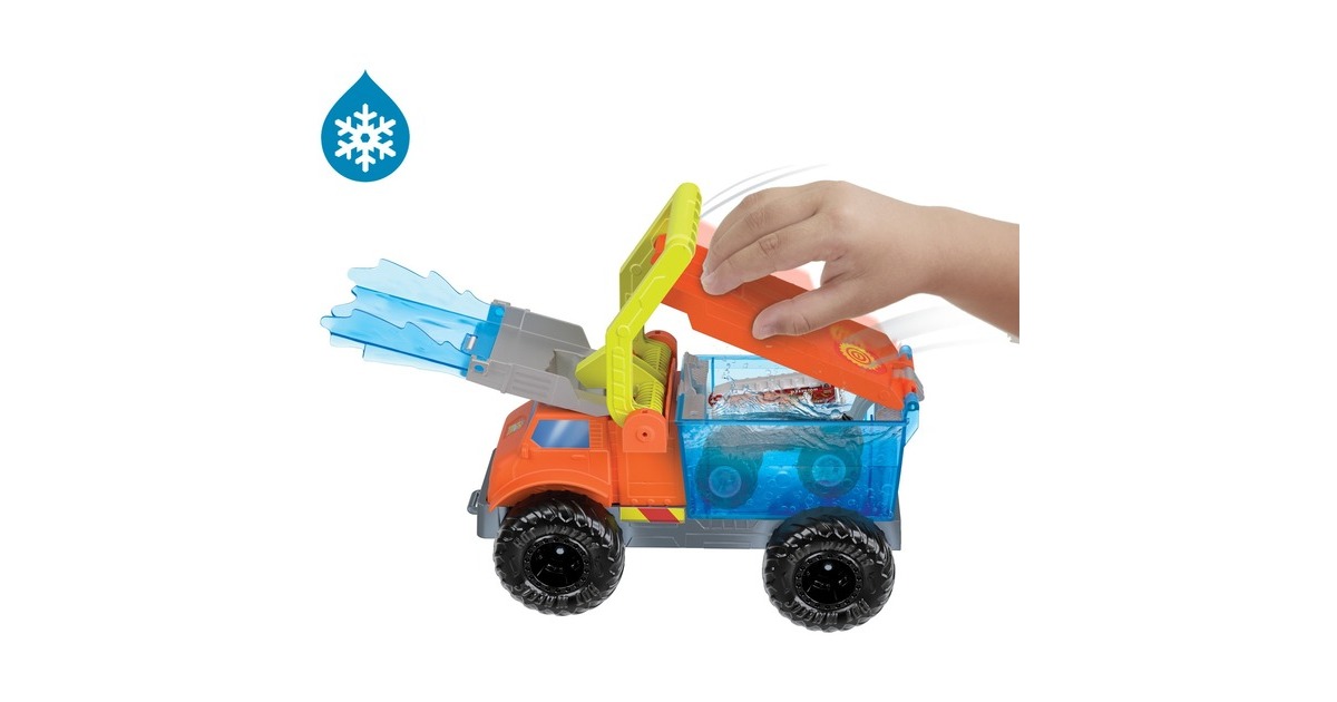 Hot Wheels Monster Trucks Arena World: 5-Alarm-Rettungsaktion, Spielfahrzeug(incl. 2 zerstörbare Color Shifters-Autos)